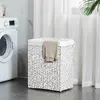 Прямоугольная корзина для белья Songmics LCB51WT 90 л Photo 3