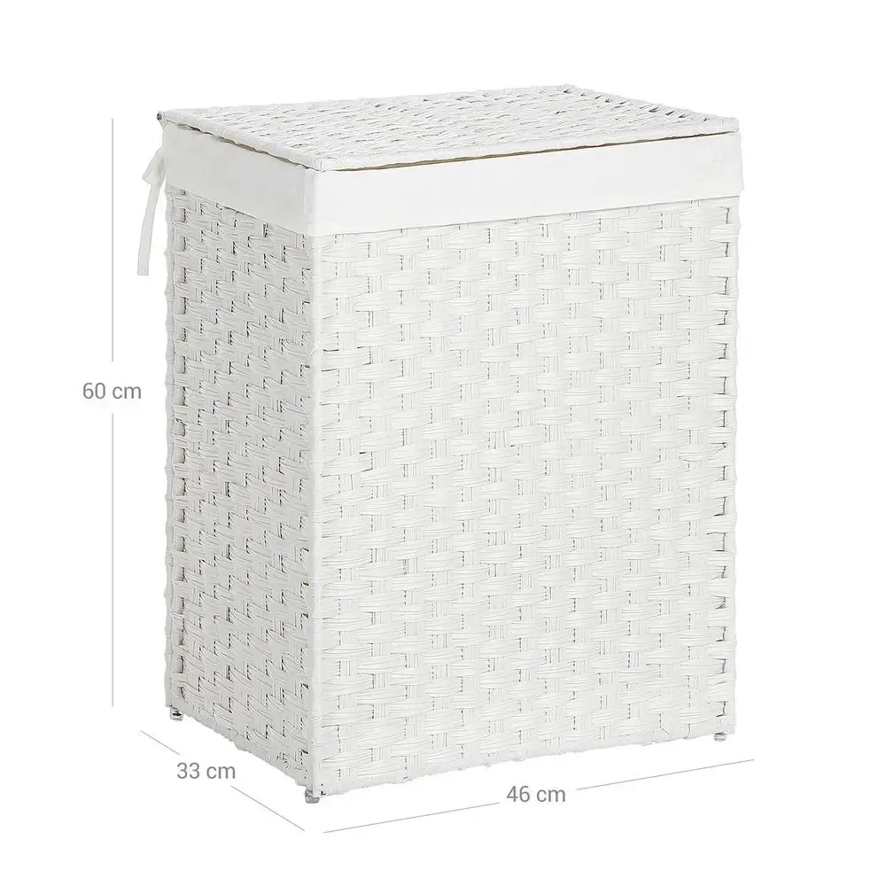 Прямоугольная корзина для белья Songmics LCB51WT 90 л Photo 7
