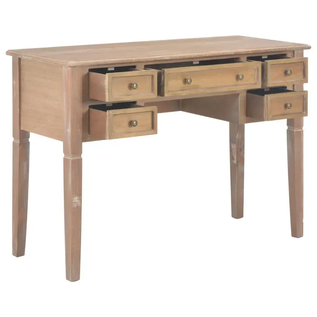 VidaXL 280072 Desk - Light Brown Photo 2