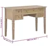 VidaXL 280072 Desk - Light Brown Photo 8