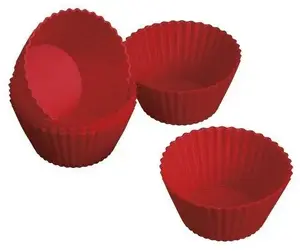 Silikomart Juliette Silicone Cupcake Molds, 6 Pieces, 6.5 x 3 cm