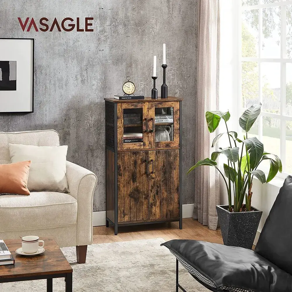 Vasagle LSC260B01 Sideboard with 2 Doors Photo 2
