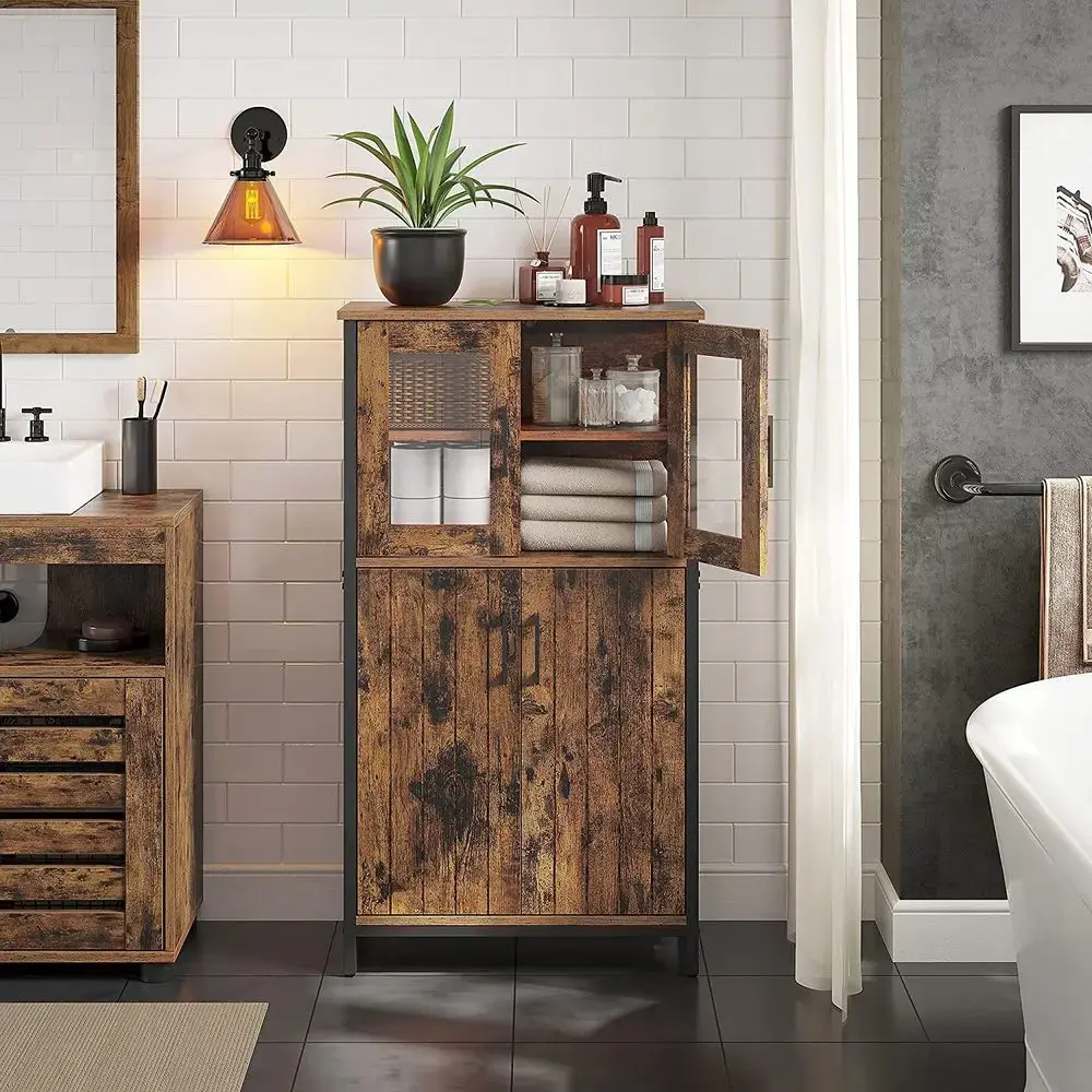 Vasagle LSC260B01 Sideboard with 2 Doors Photo 3