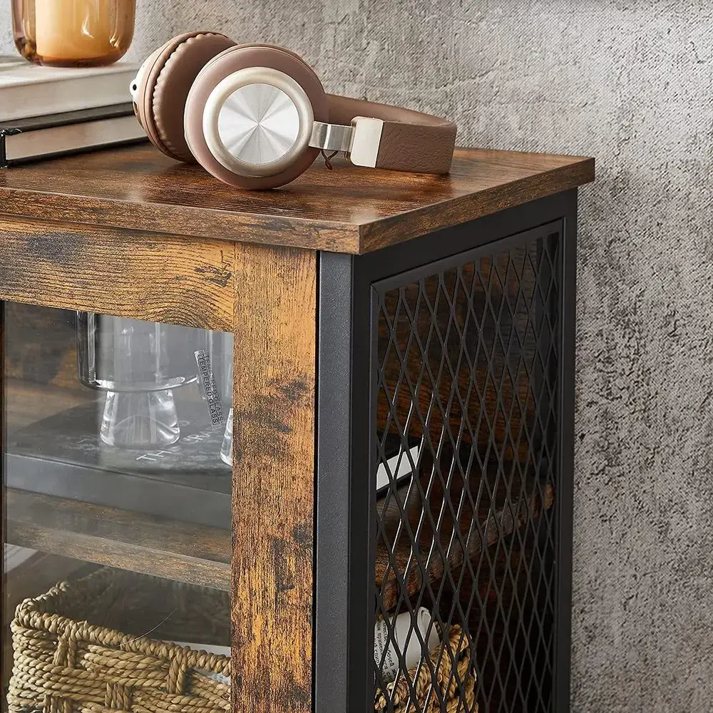Vasagle LSC260B01 Sideboard with 2 Doors Photo 5
