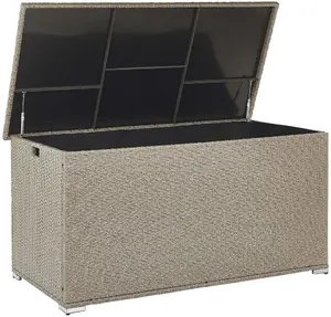 Beliani Modena Garden Storage Box 750 L Beige