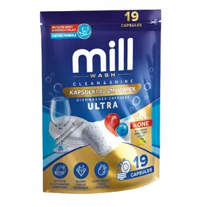 Капсулы для посудомоечных машин Mill CLEAN&SHINE ULTRA, 19 шт.