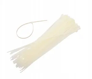 AWTools Cable Ties 2.5x150 mm White 100 Pieces