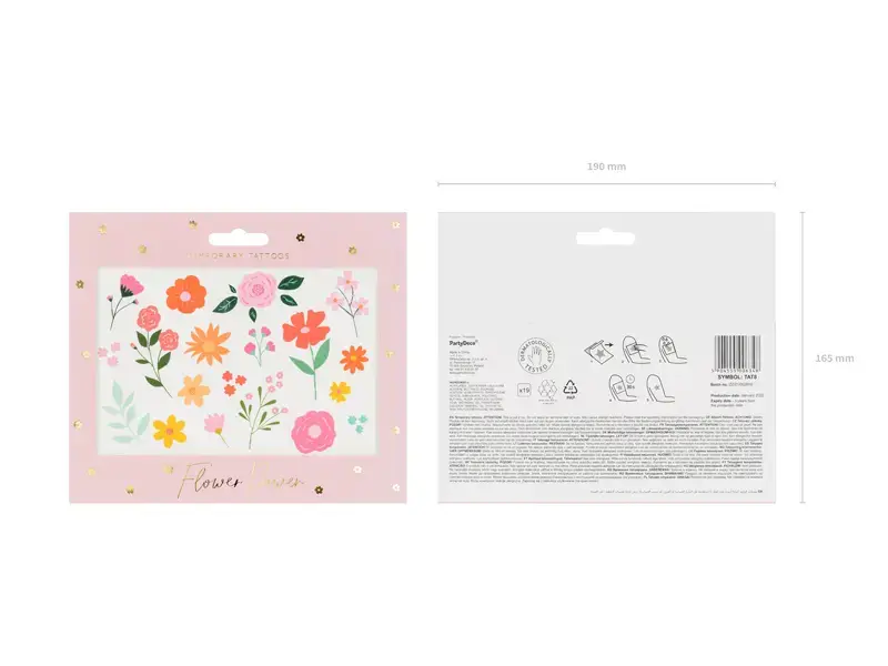 PartyDeco TAT8 Temporary Tattoo Kit Photo 8