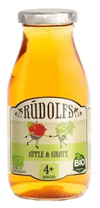 Rūdolfs BIO Apple and Grape Juice, from 4 months, 260ml