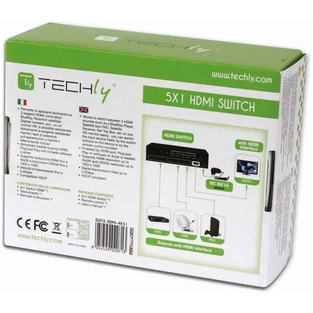 HDMI переключатель Techly HDMI-4K51 Photo 8