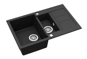 HELIKA Tesa SQT151-601AW Kitchen Sink 80x50 cm