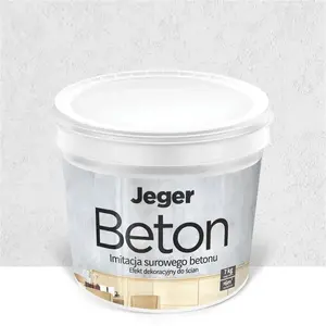 Декоративная штукатурка Jeger Beton, 7 кг, белый