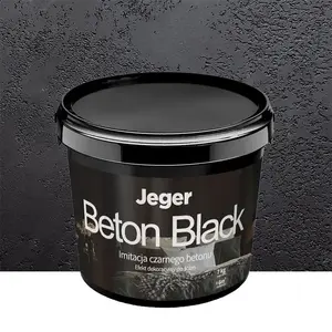 Декоративная штукатурка Jeger Beton, черный цвет, 7 кг