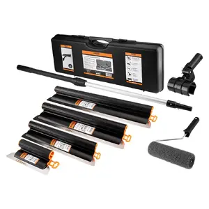 NEO Tools 50-510 Smoothing Spatula Set with Telescopic Handle and Roller in Case