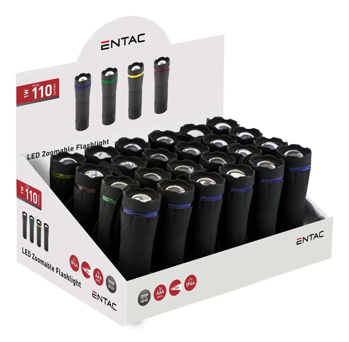 Фокусируемый ручной фонарь Entac 1 Вт LED Photo 2