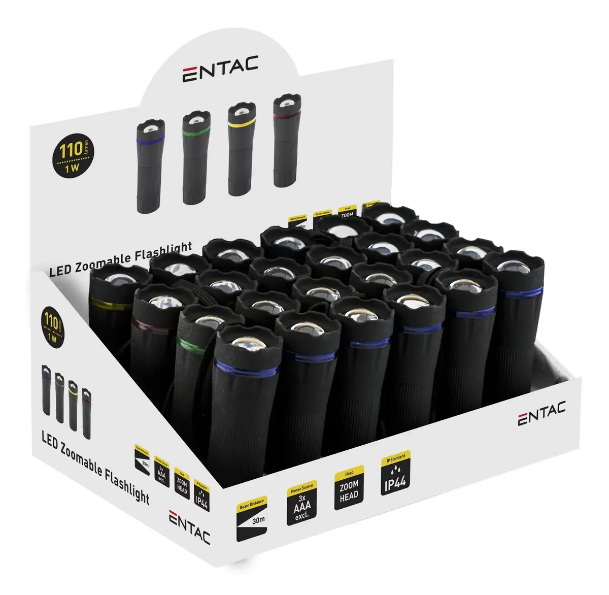 Фокусируемый ручной фонарь Entac 1 Вт LED Photo 3