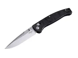 Hogue 24457 Mysto Folding Knife, Black Diamond Richlite Handle