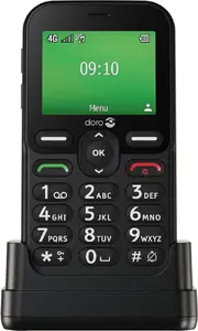 Doro Leva E10 6,1 cm (2.4") 118,9 g Черный Телефон для пожилых людей