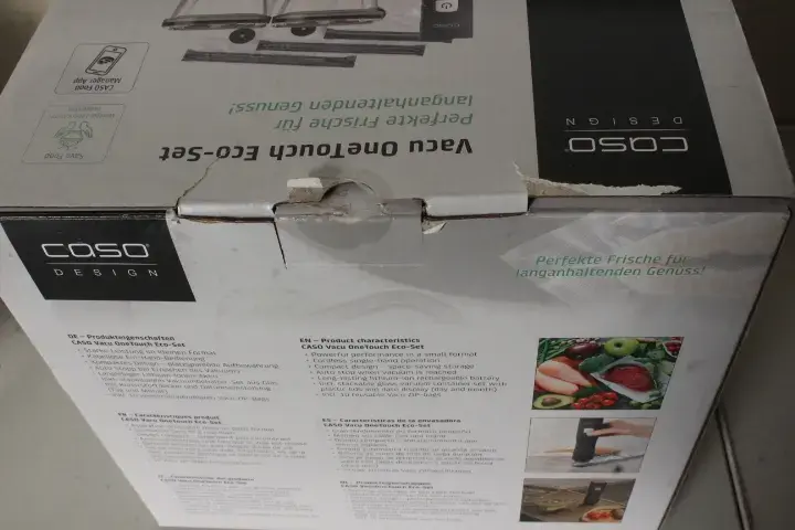 Вакуумный упаковщик Caso Vacu OneTouch Eco-Set | Черный Photo 2