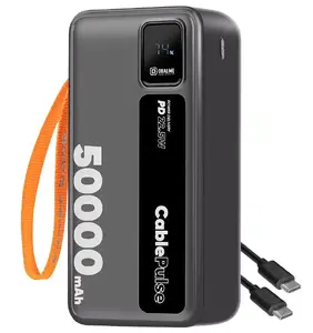 Obal:Me CablePulse Powerbank 50000mAh 22.5W Black