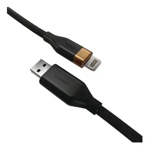 Кабель Duracell DRU5012A Lightning USB-A 1 м черный