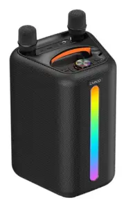 CARNEO Vibe Dragon+ Portable Bluetooth Speaker, 400W, 4 Speakers, MicroSD, Black