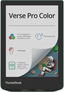 PocketBook Verse Pro Color E-book Reader, 6-inch E-Ink Kaleido 3 Display, Bluetooth, IPX8 Waterproof