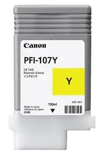 Canon PFI-107Y Original Pigment-Based Yellow Ink Cartridge