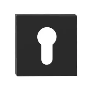 METAL-BUD Topaz Super Cylinder Escutcheon, Black PV