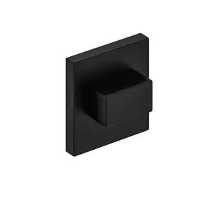 Круглая накладка для WC METAL-BUD Topaz, нержавеющая сталь, покрытие Black PVD