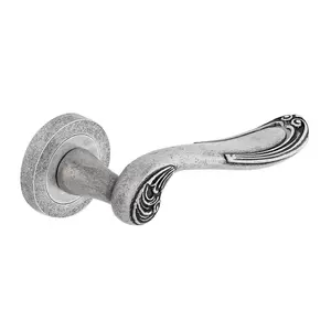 METAL-BUD Tosca Door Handle, Antique Nickel Finish