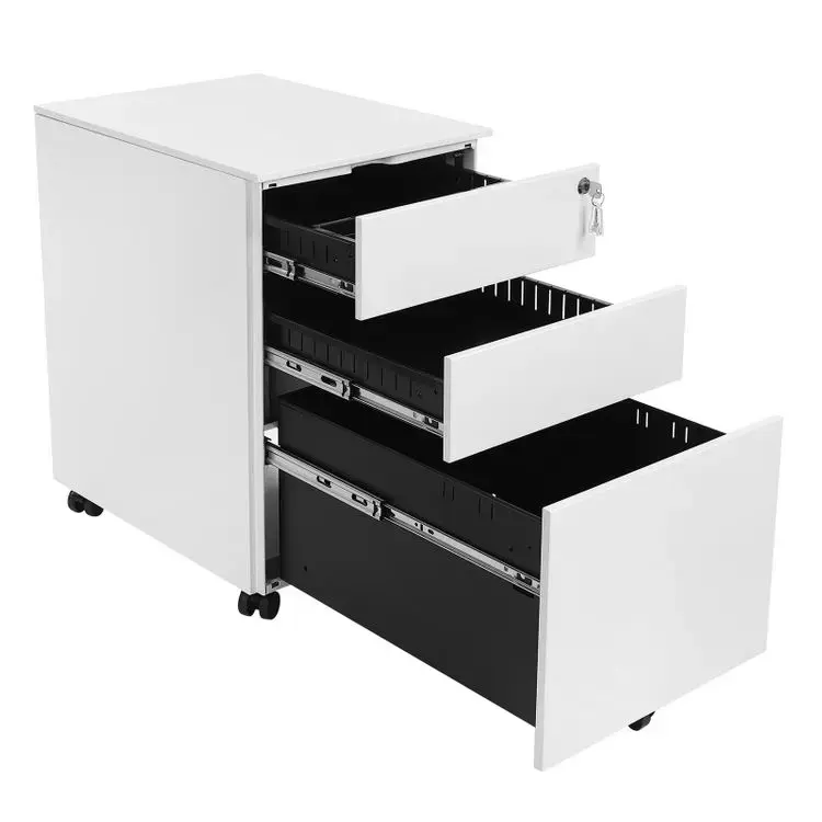 Офисная тумба Songmics OFC60WT с 3 ящиками Photo 6