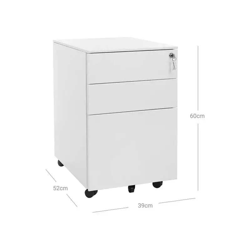 Офисная тумба Songmics OFC60WT с 3 ящиками Photo 8