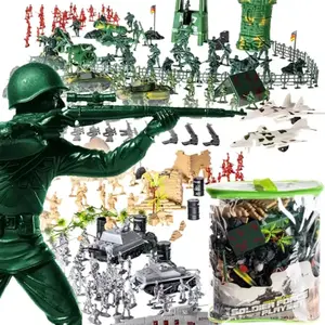 Игровой набор Kruzzel Военная база с 300 фигурками солдатиков