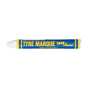 Riepu marķieris Markal Tyre Marque, balts, 12.7 mm