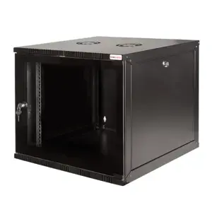Настенный телекоммуникационный шкаф LogiLink W15A40B 15U 19 дюймов, черный