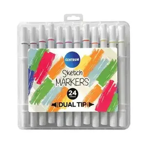 Centrum 89701 divpusējo marķieru komplekts, 24 gabali