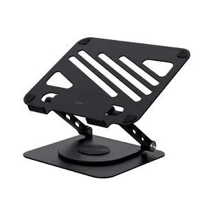 Trust Zeff Laptop Stand for Laptops up to 16 Inches, Metal, Black
