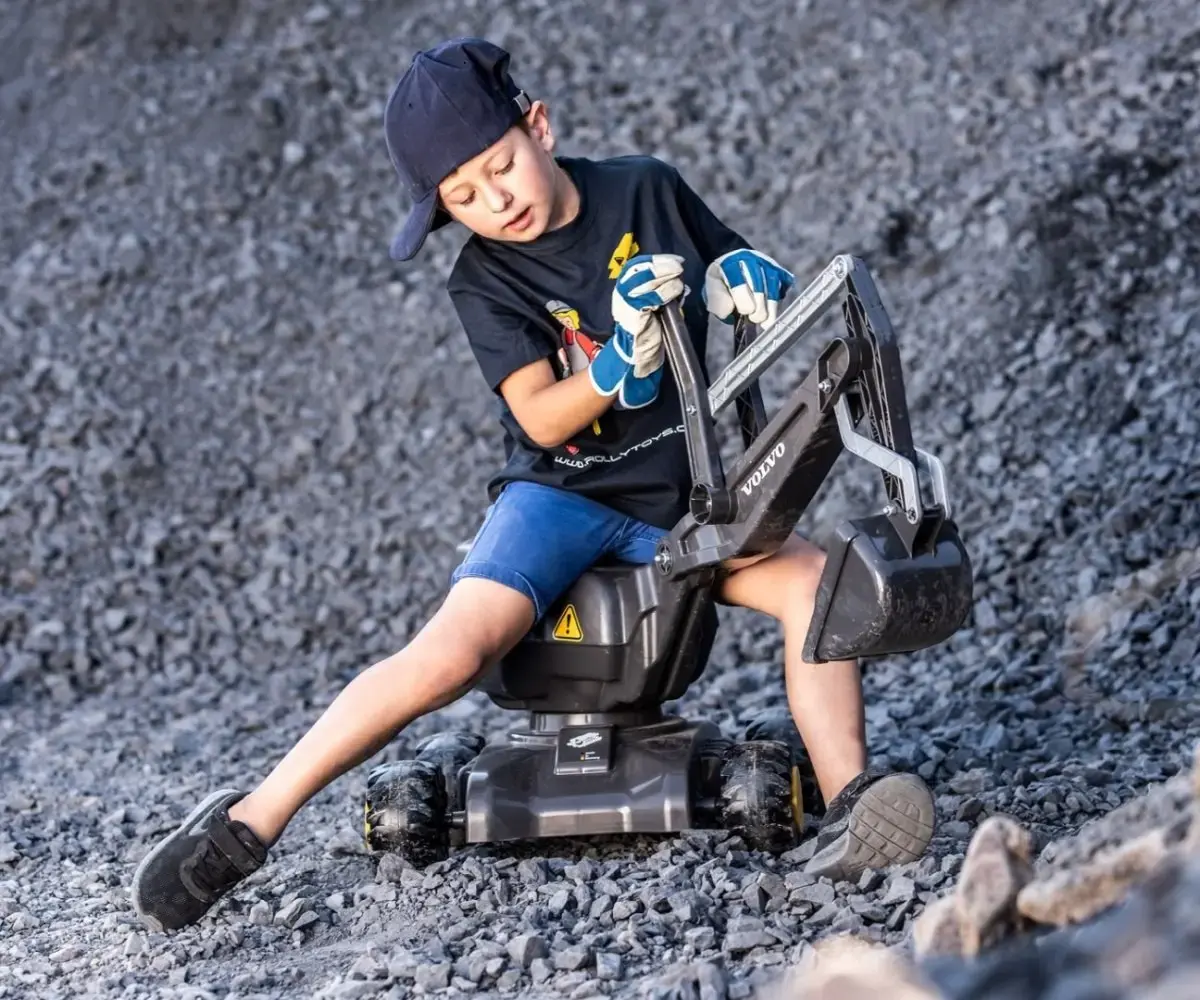 Milly Mally Rolly Toys Volvo Excavator Photo 8