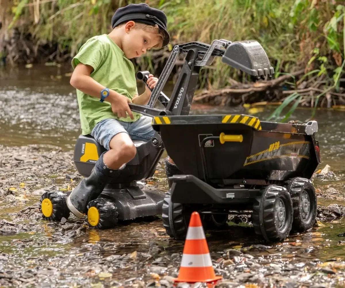 Milly Mally Rolly Toys Volvo Excavator Photo 9