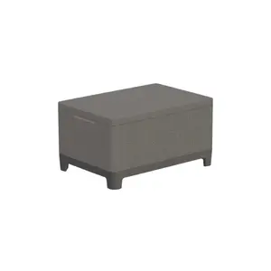 Keter Scandi Storage Table dārza galds ar mantu glabātuvi, pelēks