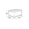 Keter Scandi Storage Table dārza galds Photo 4