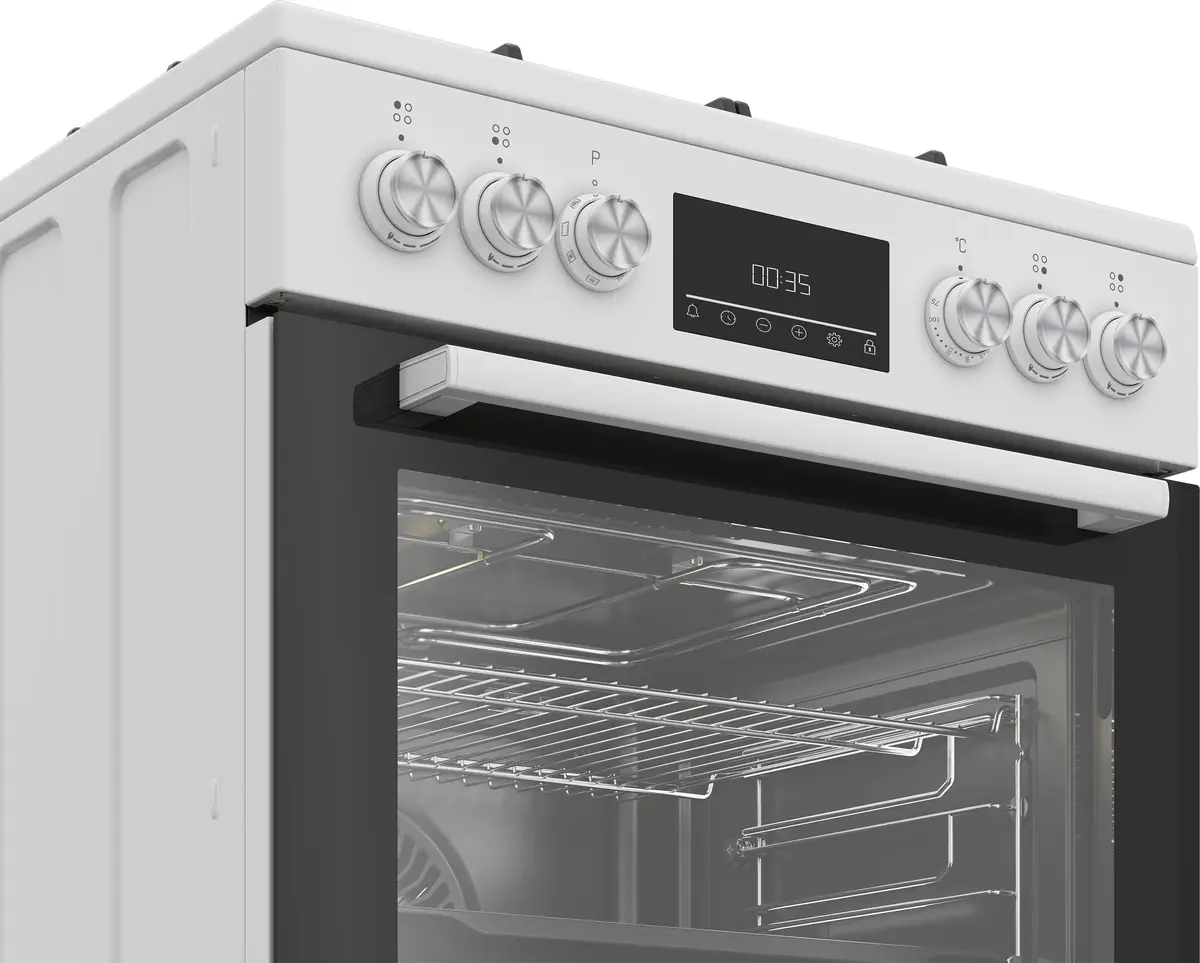 Кухонная плита Beko FBM62330GWDTN | Газовая панель и электродуховка Photo 5