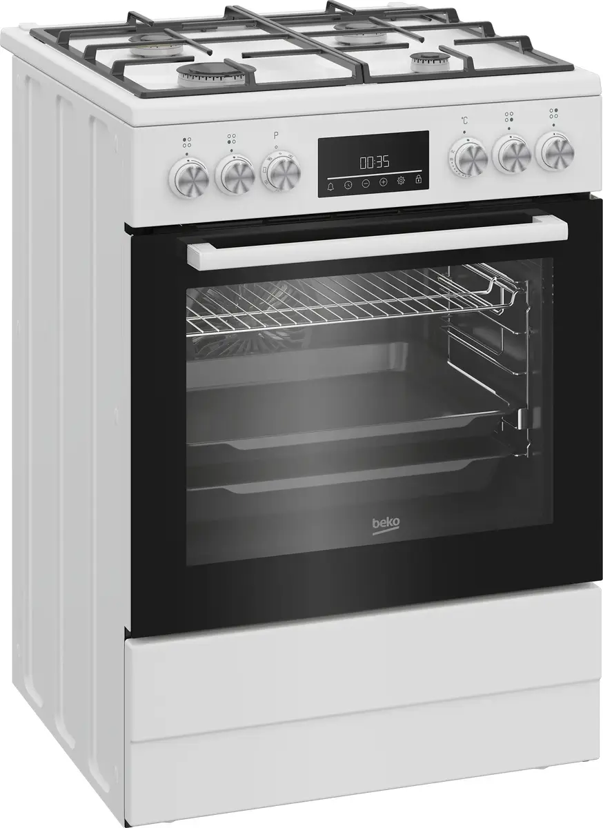 Кухонная плита Beko FBM62330GWDTN | Газовая панель и электродуховка Photo 6