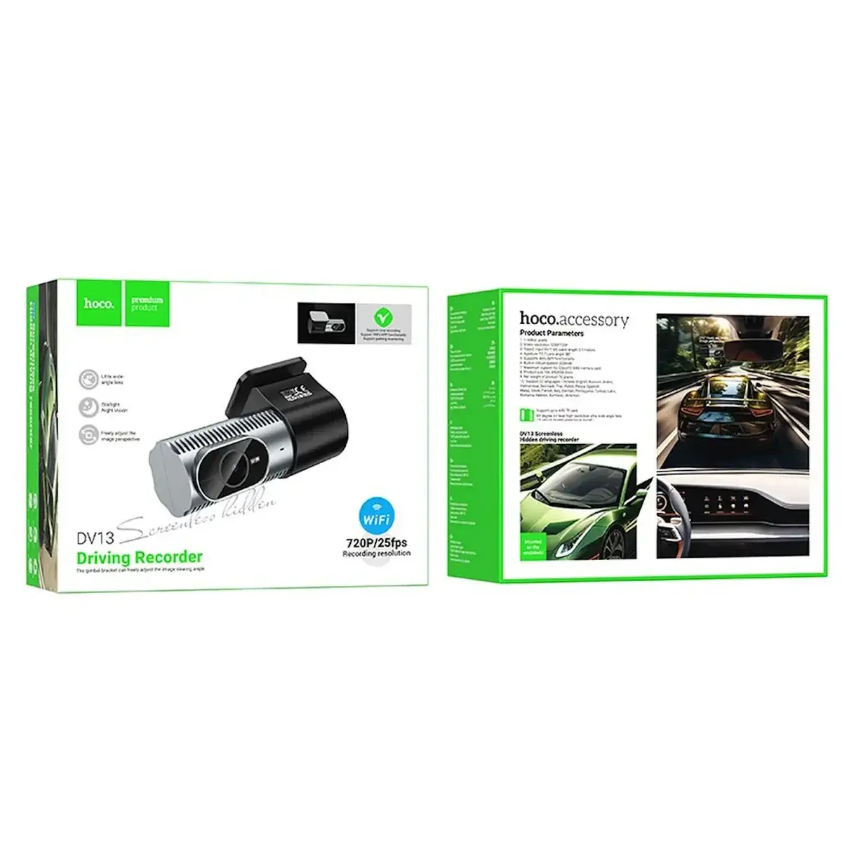 Hoco DV13 HD Dash Cam 720P Photo 2