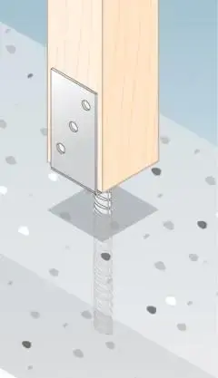 Beam holder PS 91x325x120 mm Photo 2