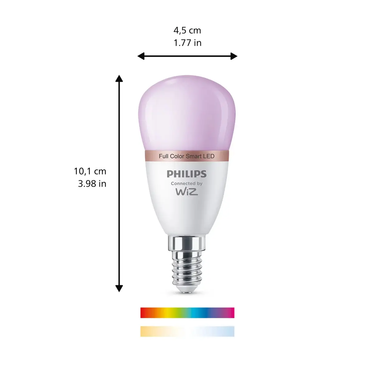 Умная лампа Philips Wiz P45 E14 LED 4.9 Вт Photo 3