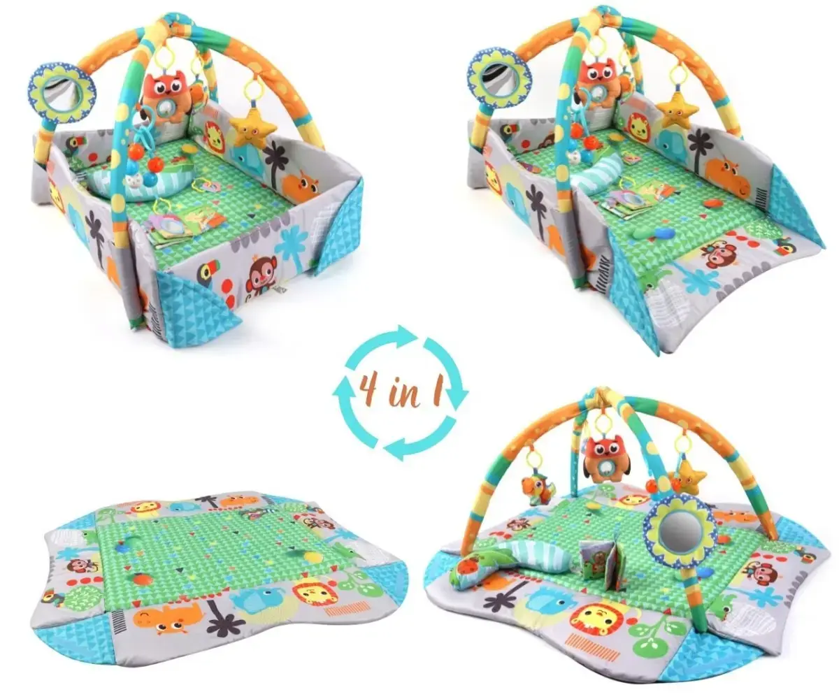 Развивающий коврик и манеж Milly Mally 4-в-1 Jungle Photo 4