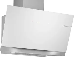 Bosch Serie 8 DWK91LT20 cooker hood Wall-mounted White 441 m³/h