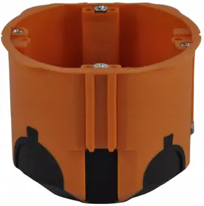 Pawbol PRIMEBOX A.0101K montāžas kārba dobsienām, dziļums 60mm, diametrs 74mm, pretvēja, IP30